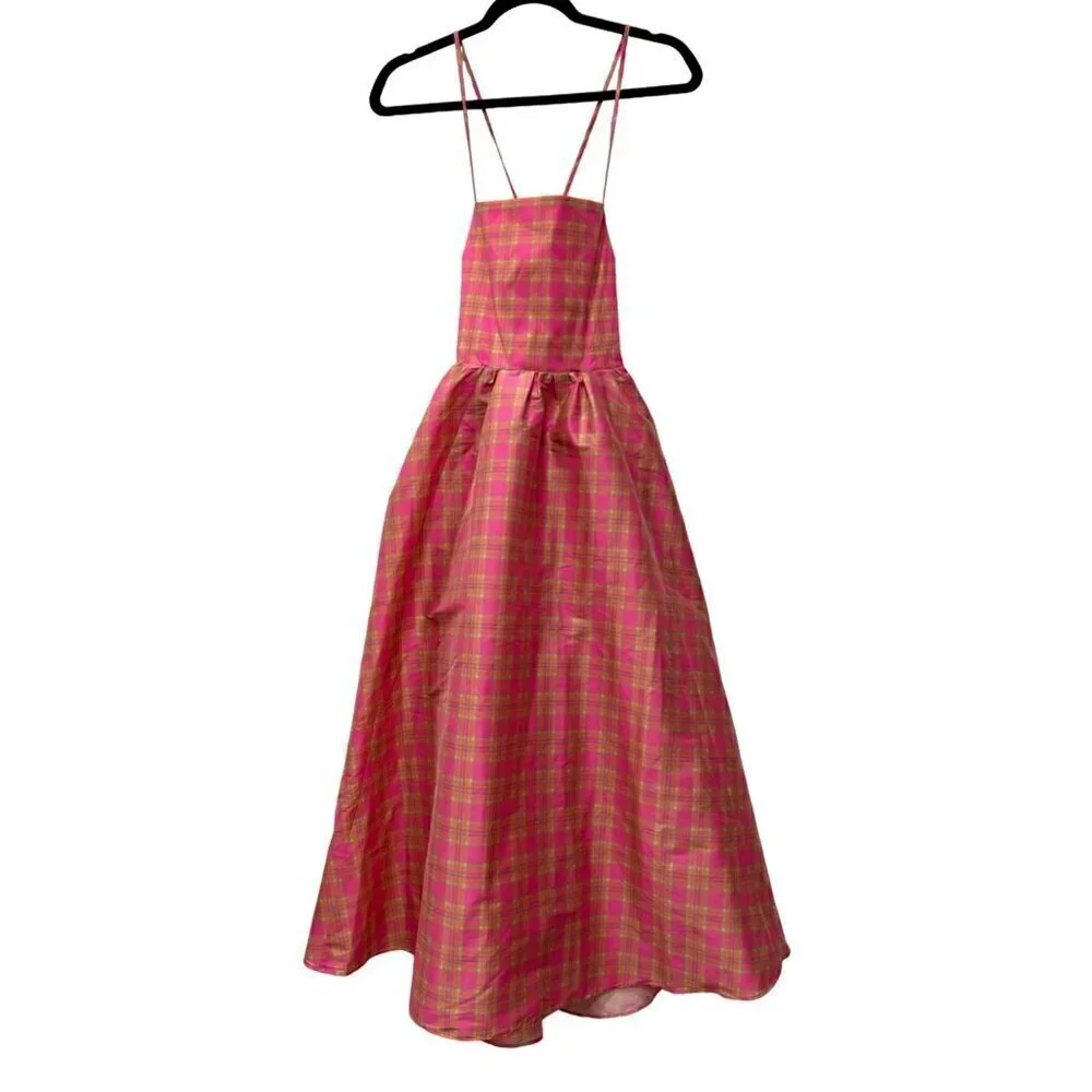 New J. Crew Collection Women's Size 6 Square neck Stretch Taffeta Dress